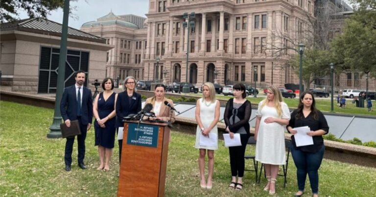 5 women and 2 obstetricians, challenges the state's restrictive abortion law