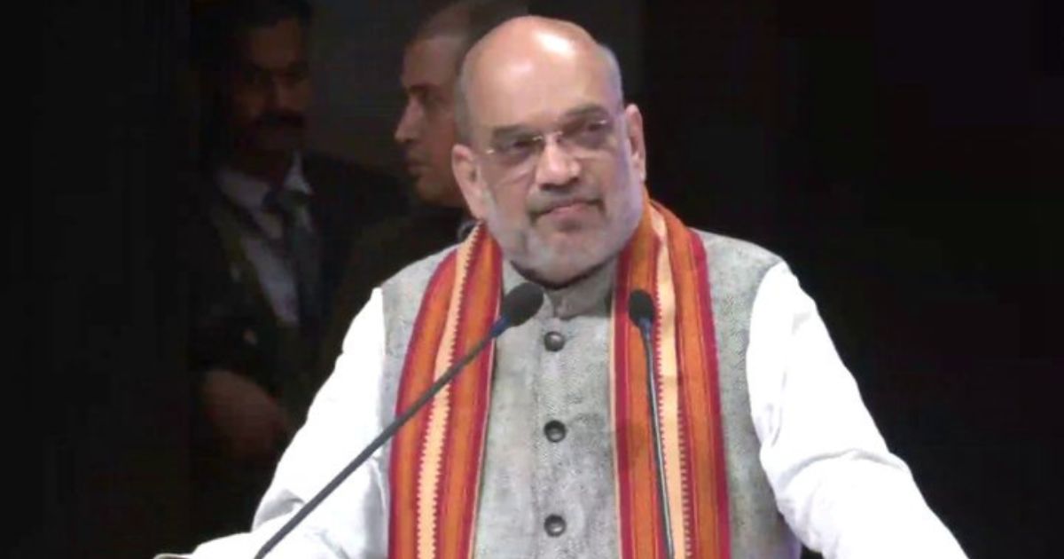 Amit shah addressing the public in Bihar where he attacked Nitish Kumar during the speech