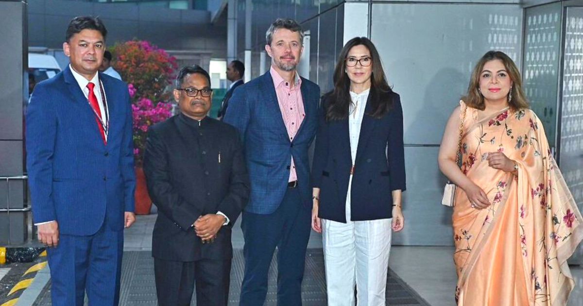 Crown Prince Frederik André Henrik Christian and Crown Princess Mary Elizabeth of Denmark have arrived in India