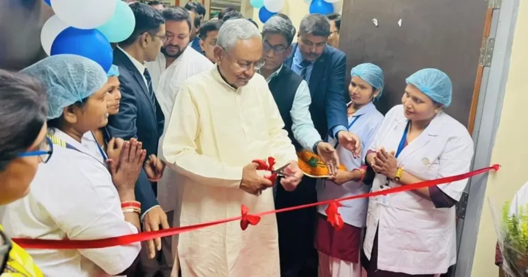 Inaugurating DMCH Darbhanga's cutting-edge Surgical Building with Hon'ble Chief Minister Nitish Kumar and Deputy Chief Minister Tejaswi Yadav.