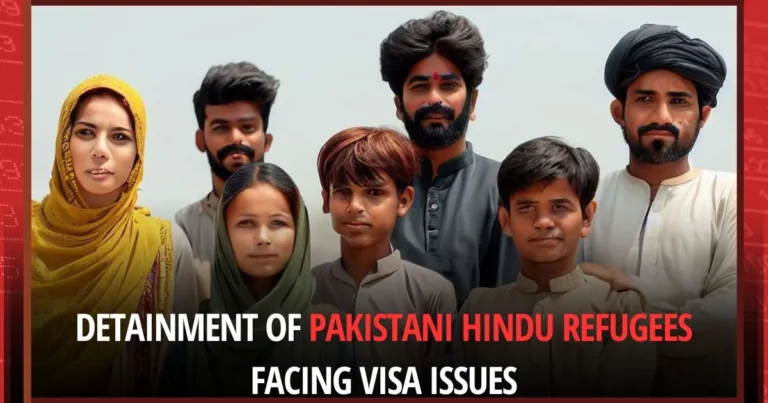 Seeking Shelter: Stranded Pakistani Hindu refugees detained in Gujarat after overstaying their visas. Advocates call for compassion and understanding for those escaping religious persecution.
