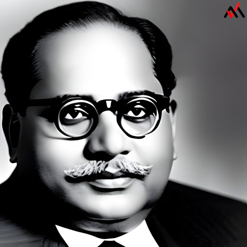 Uniquely crafted image of Dr. Bhimrao Ambedkar by Mithila Today on the occasion of his birth anniversary