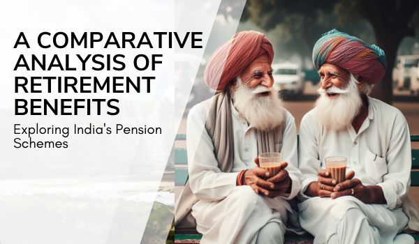 Two old ager taking about pension by government