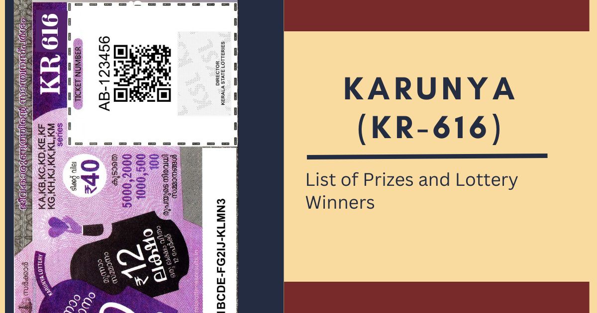 KARUNYA (KR-616) winners