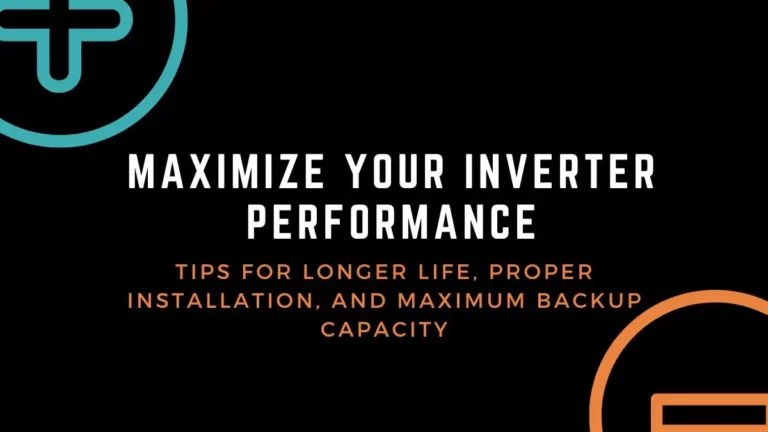 Tips to maximize inverter performance