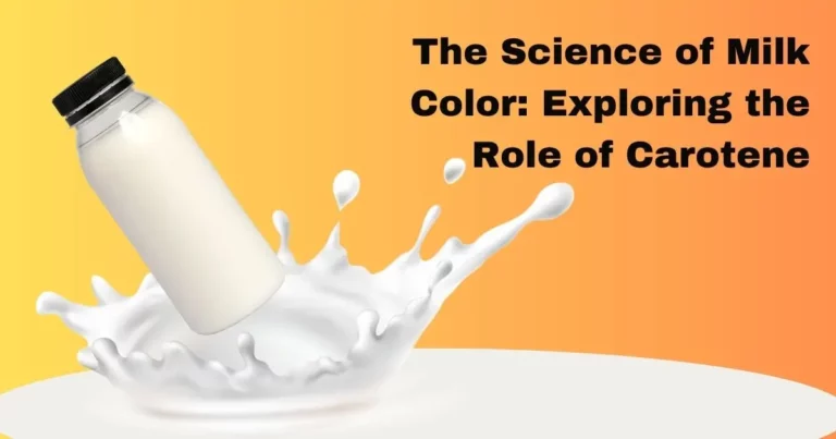 Variations in Milk Color