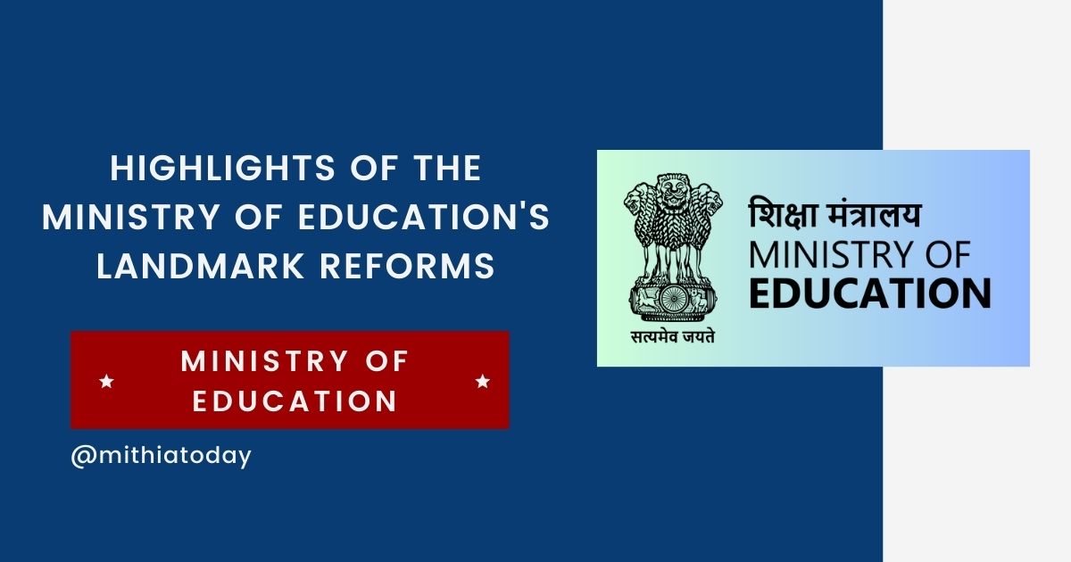 Ministry of education reforms