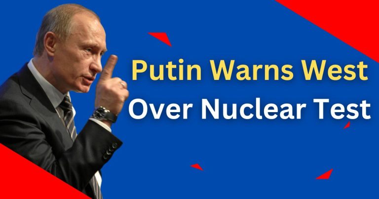 Russian President Vladimir Putin declared that if the United States chooses to conduct nuclear tests, then Russia will follow suit.