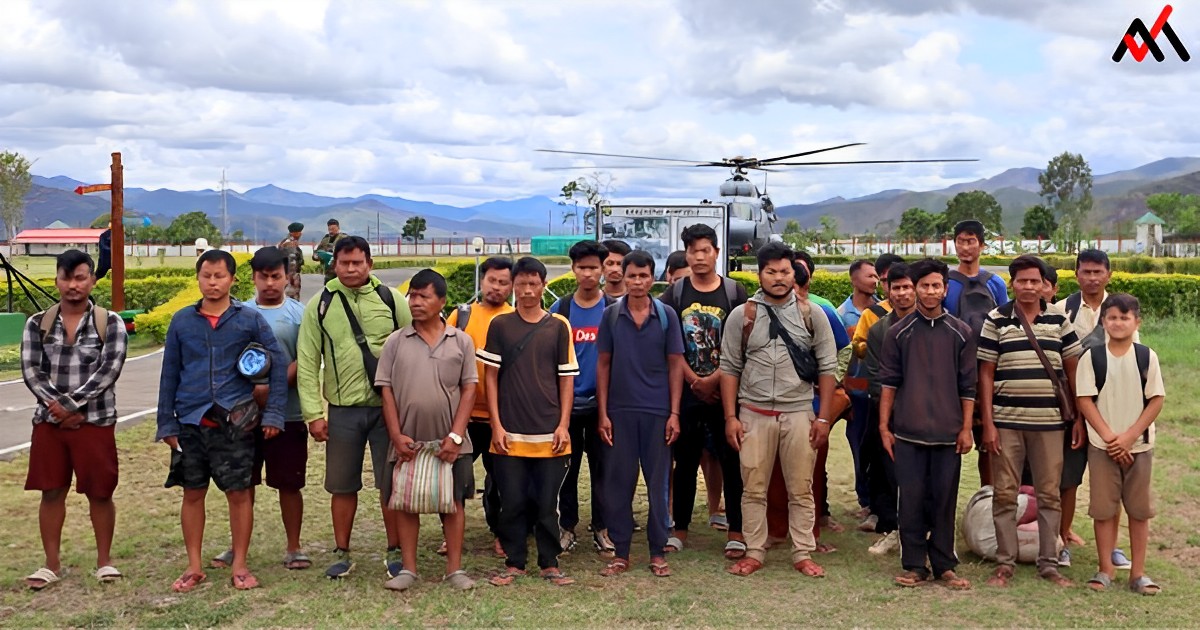 Rehabilitation and Support Provided at Assam Rifles Camp to Stranded Individuals Amid Manipur Clashes