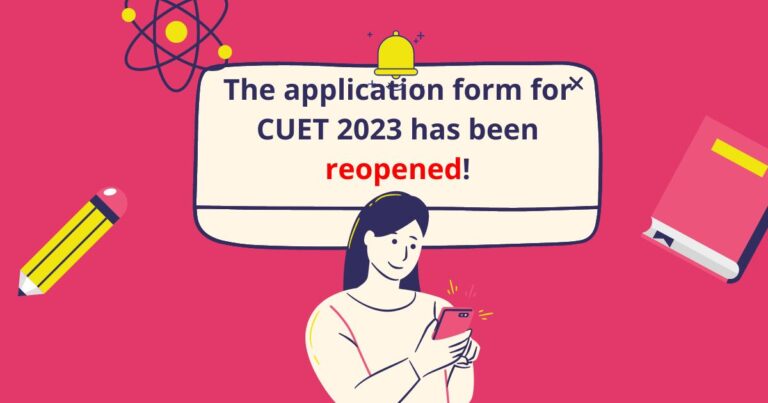 The application form for CUET 2023 has been reopened for missed candidates