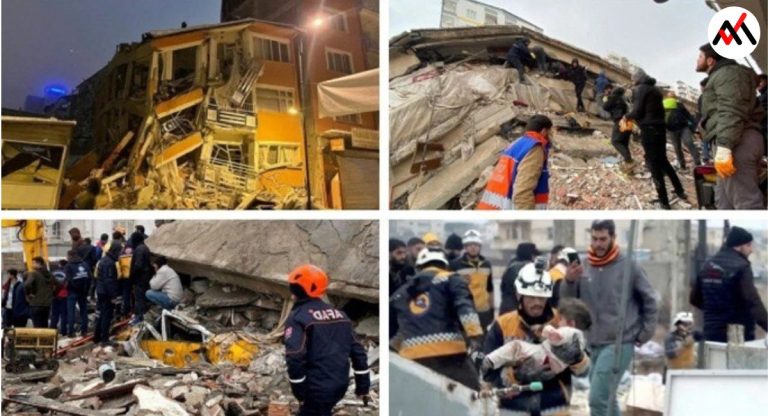 Turkey earthquake visuals