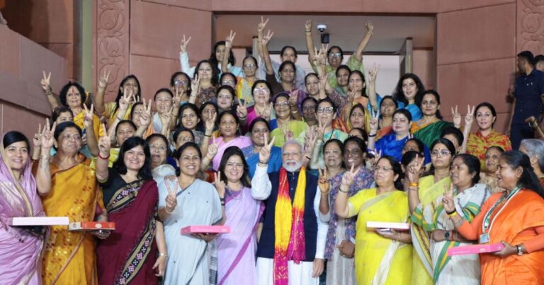 Women MPs Express Gratitude to PM Narendra Modi for Historic Passage of Women's Reservation Bill (Nari Shakti Vandan Adhiniyam)