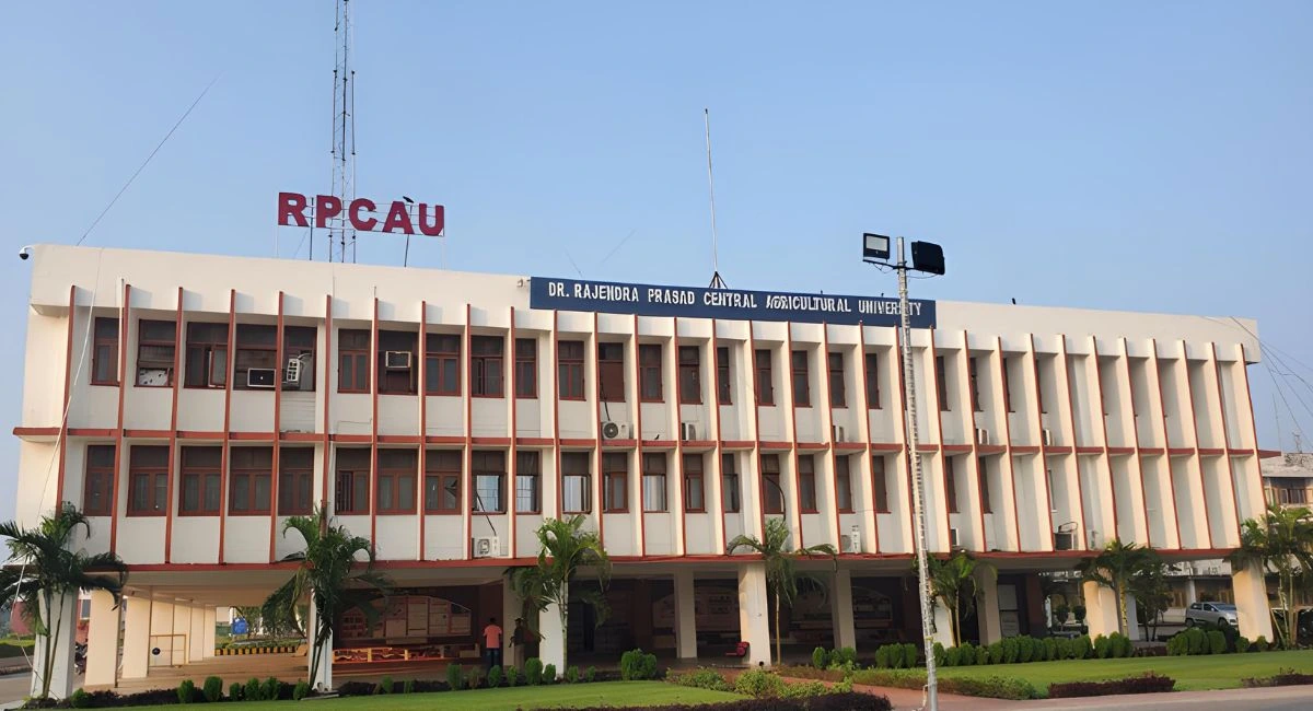 Office of the Vice-Chancellor at Dr. Rajendra Prasad Central Agricultural University, Pusa, a central hub for administrative operations.