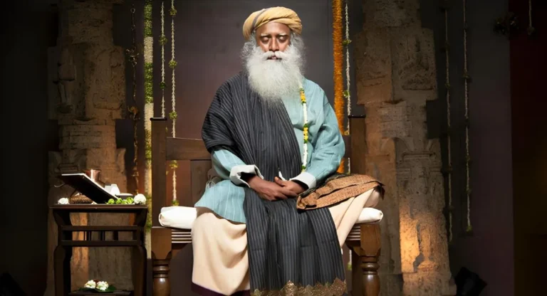 Sadhguru Jaggi Vasudev in meditation